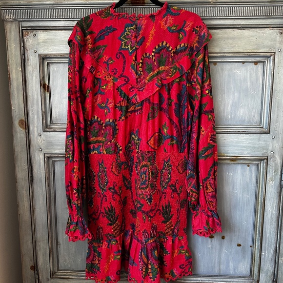 Johnny Was Workshop Tiered Floral Short Dress Size XL NWT - Picture 11 of 13